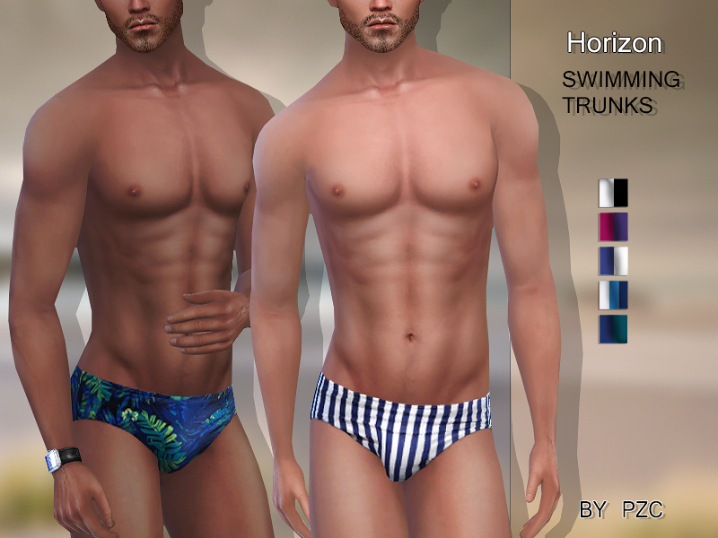 The Sims Resource - Horizon Swimming Trunks