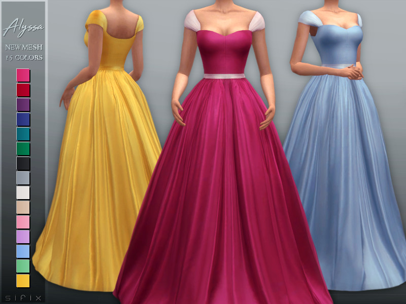 The Sims Resource - Alyssa Gown