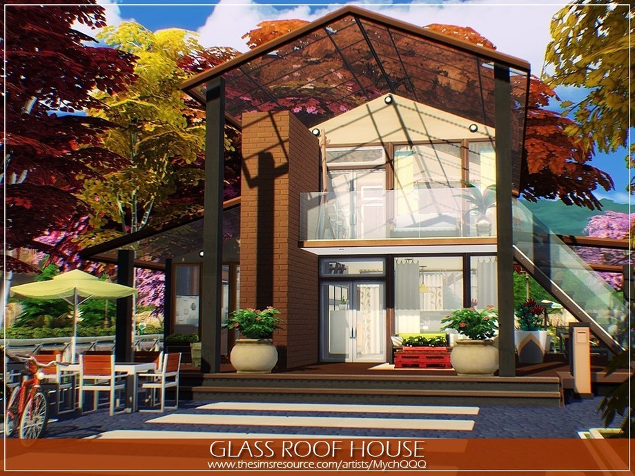 The Sims Resource - Glass Roof House