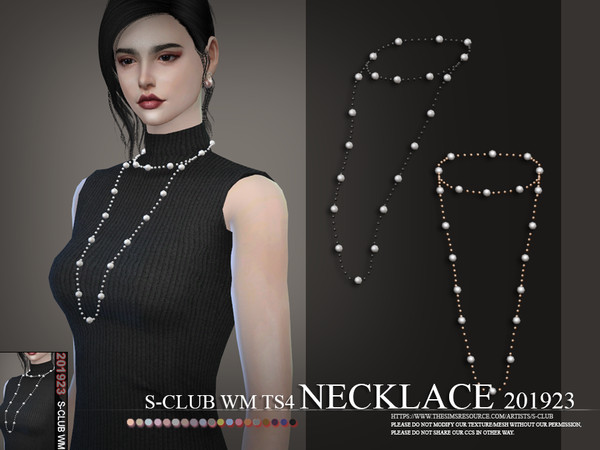 The Sims Resource - S-Club ts4 WM Necklace 201923