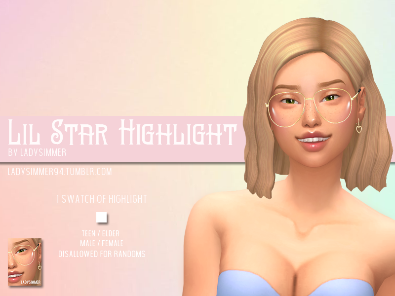 The Sims Resource - Lil Star Highlight