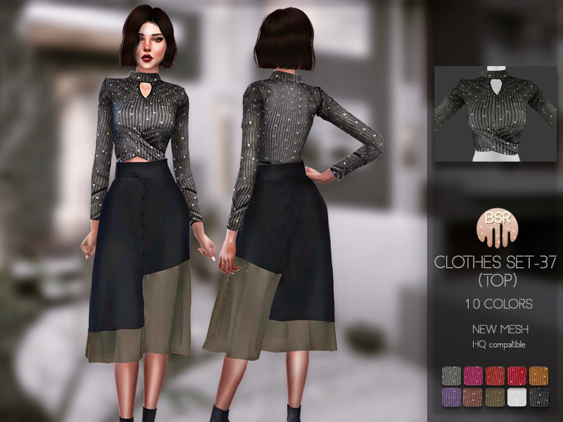 The Sims Resource - Clothes SET-37 (TOP) BD147