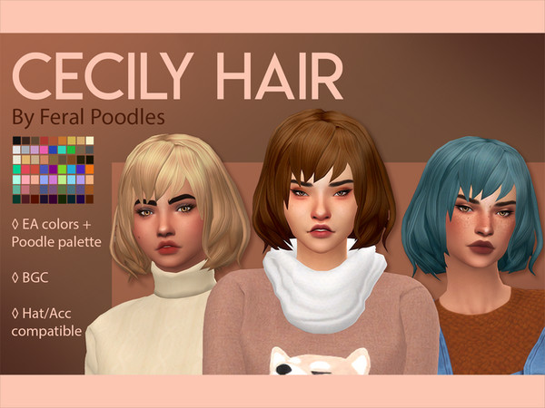 The Sims Resource - Cecily Hair