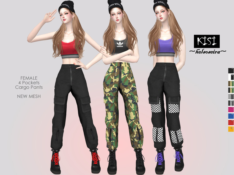 The Sims Resource - KISI - Cargo Pants