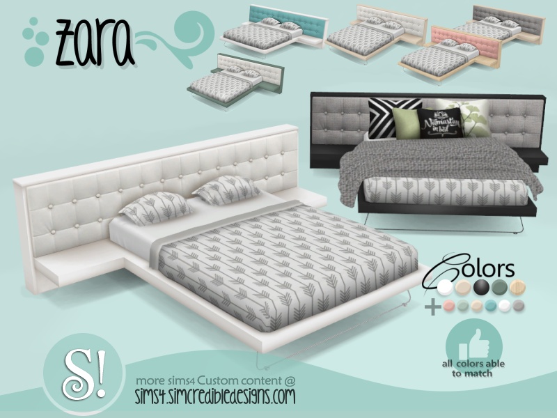 The Sims Resource - Zara bed