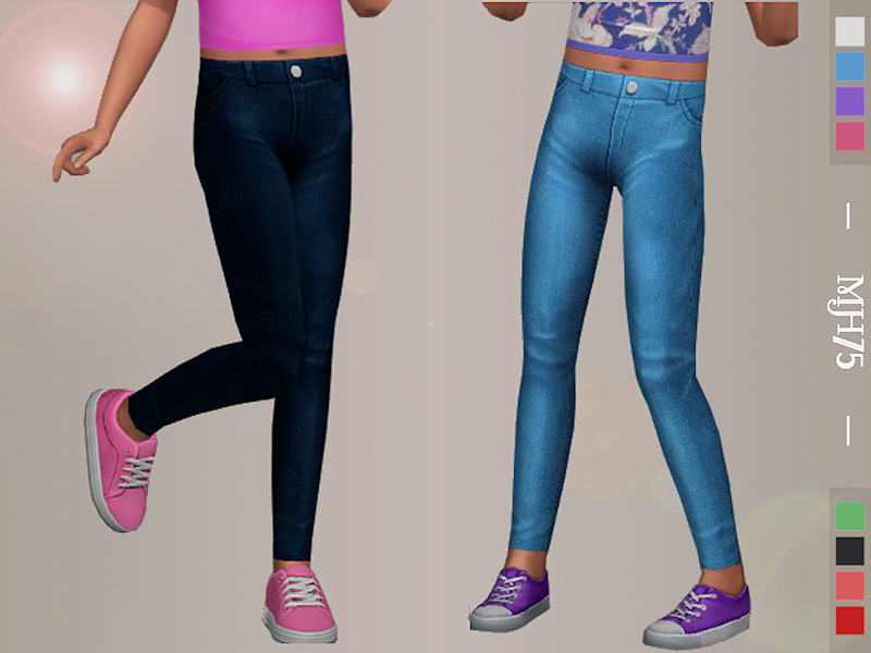 The Sims Resource - Lil Sims Cool Jeans [Child]