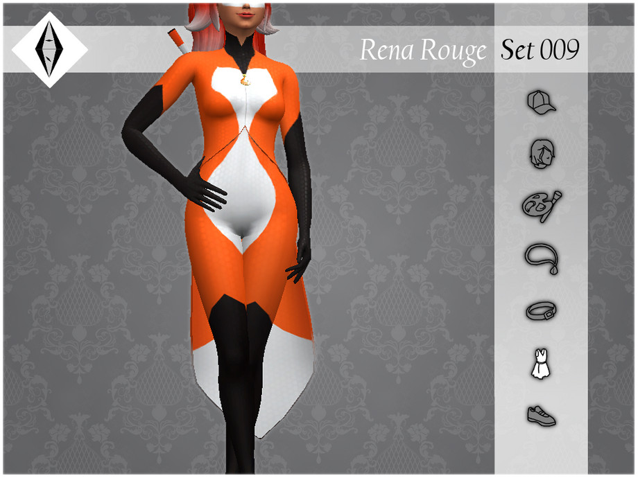 The Sims Resource - Rena Rouge - Set009 - Full Body - Costume