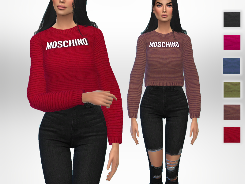 The Sims Resource - Monica sweater ( Mesh Needed)