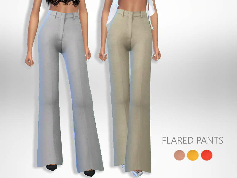 The Sims Resource - Flared Pants - (mesh needed)