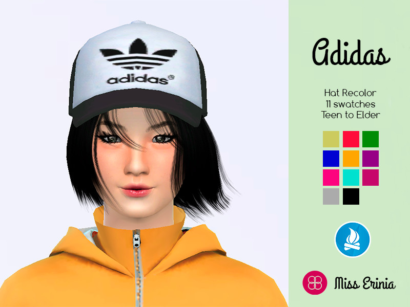 The Sims Resource - ADIDAS | Outdoor Retreat Hat Recolor