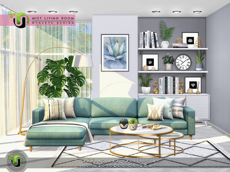 The Sims Resource - Mist Living Room Decor