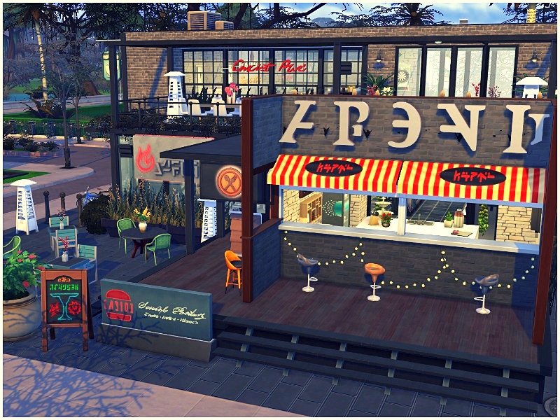 The Sims Resource - Red Bun Restaurant