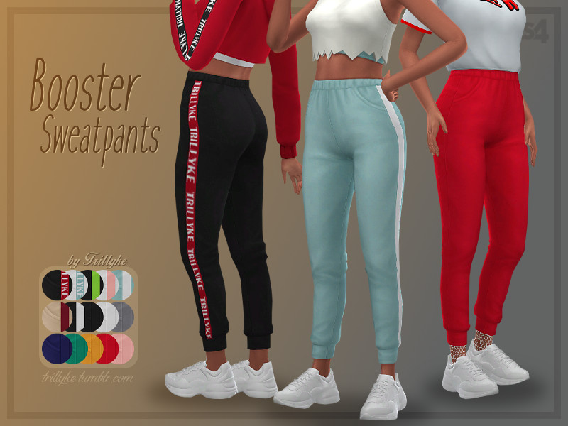 The Sims Resource - Trillyke - Booster Sweatpants