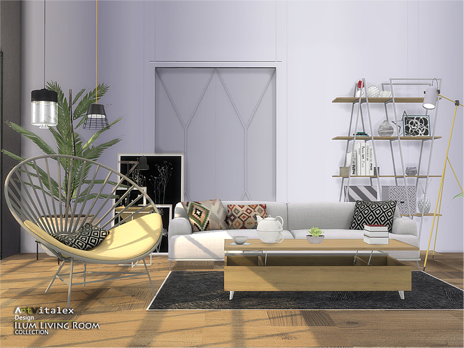 The Sims Resource - Ilum Living Room