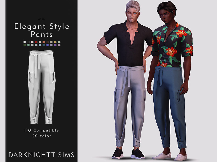 The Sims Resource - Elegant Style Pants