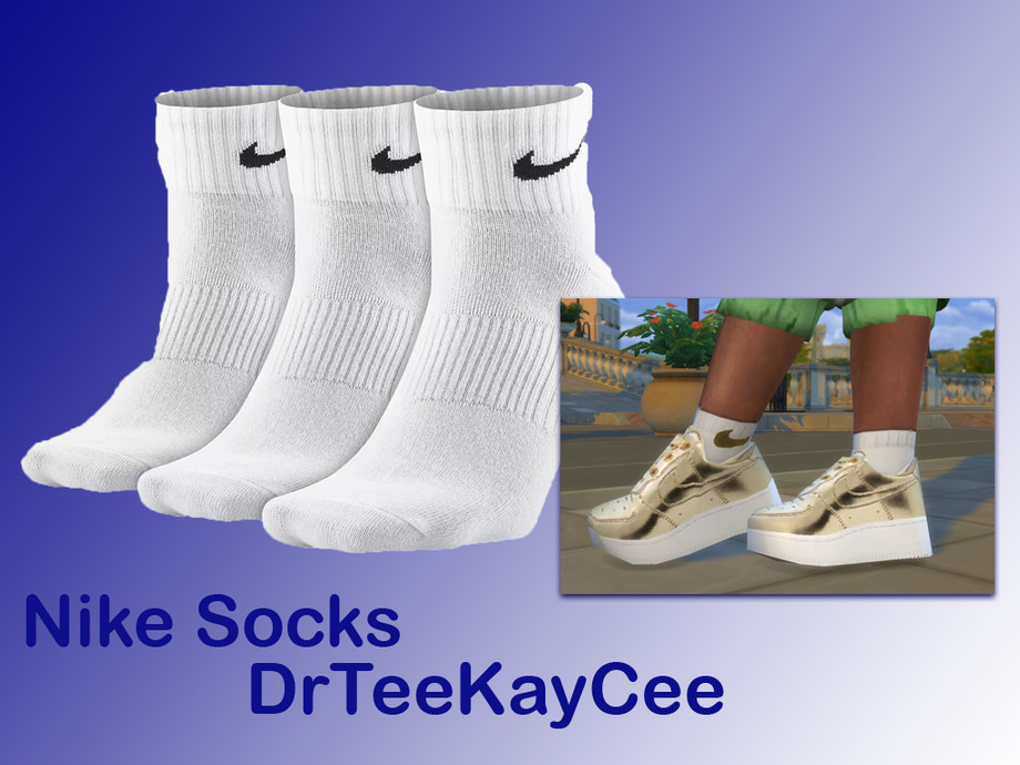 The Sims Resource - Nike Socks - Base Game