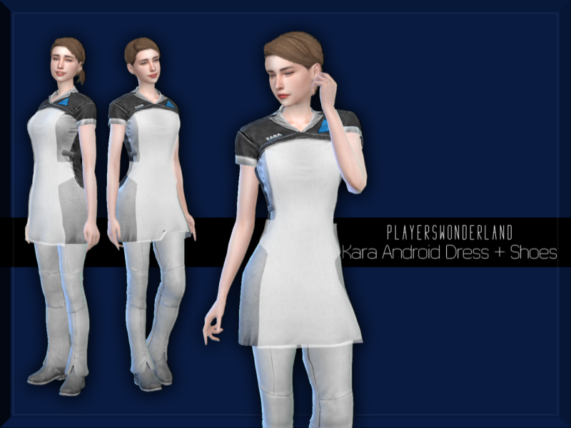 The Sims Resource - Detroit: Become Human - Kara Dress