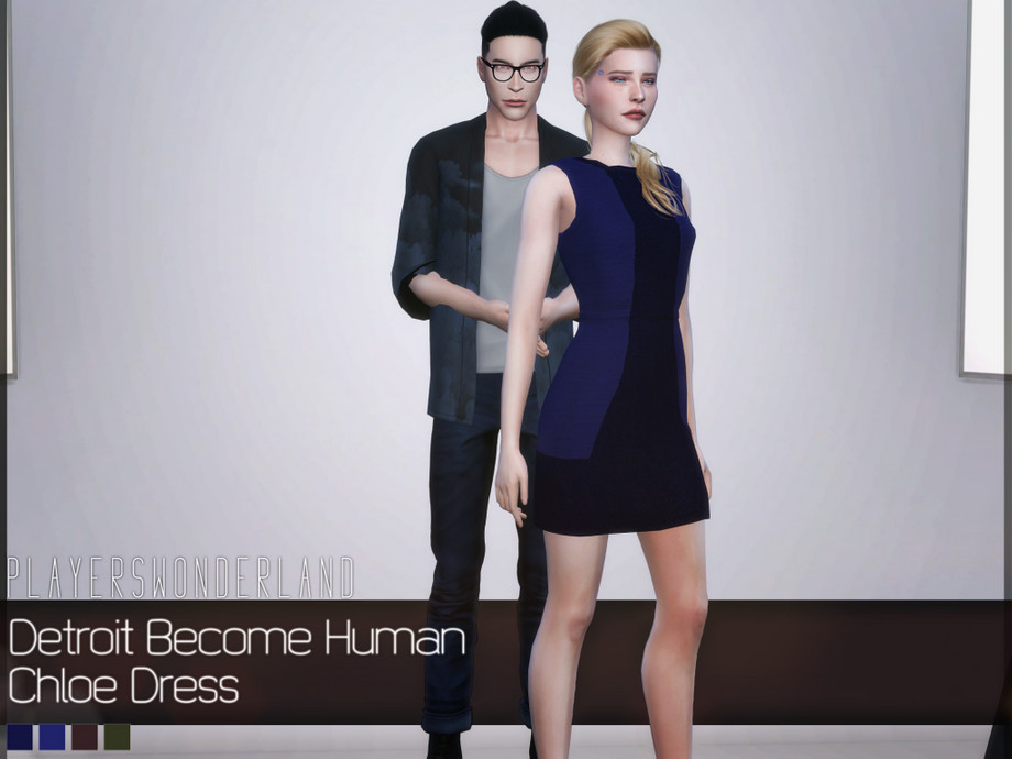The Sims Resource - Detroit: Become Human - Chloe Dress
