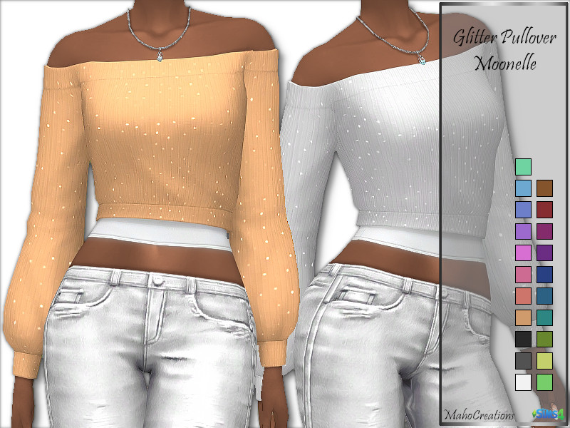 Glitter Pullover Moonelle - The Sims Resource