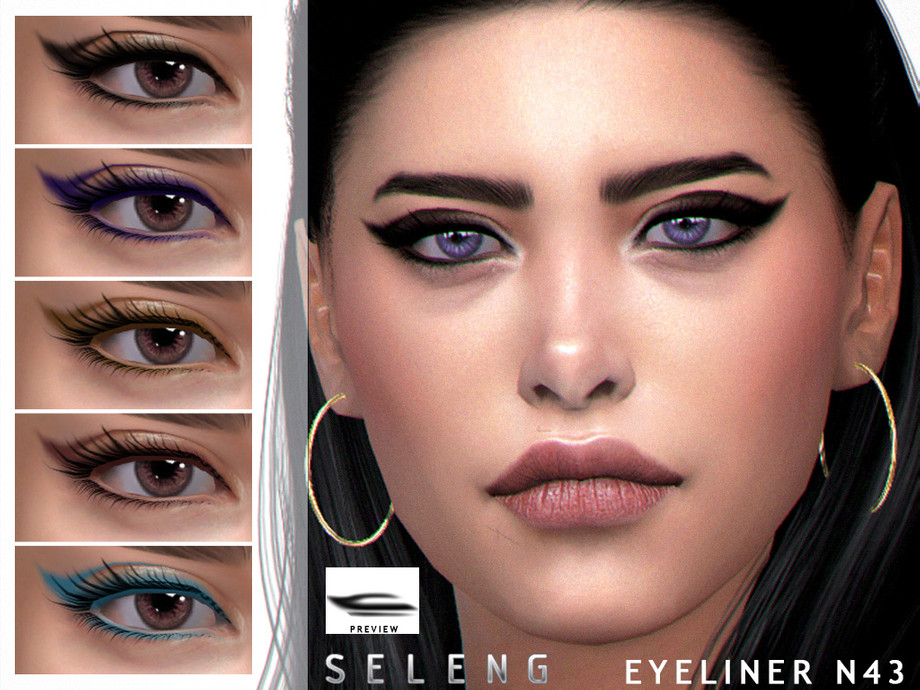 The Sims Resource - Eyeliner N43