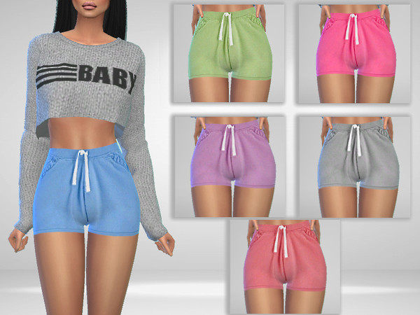 The Sims Resource - Adidas Male Shorts