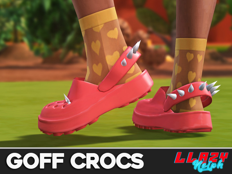 The Sims Resource - [llazyneiph] Goff Crocs