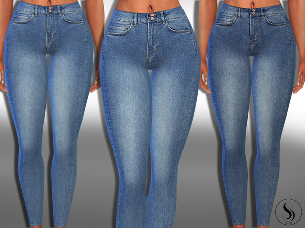 The Sims Resource - Female Push Up Ankle Jeans