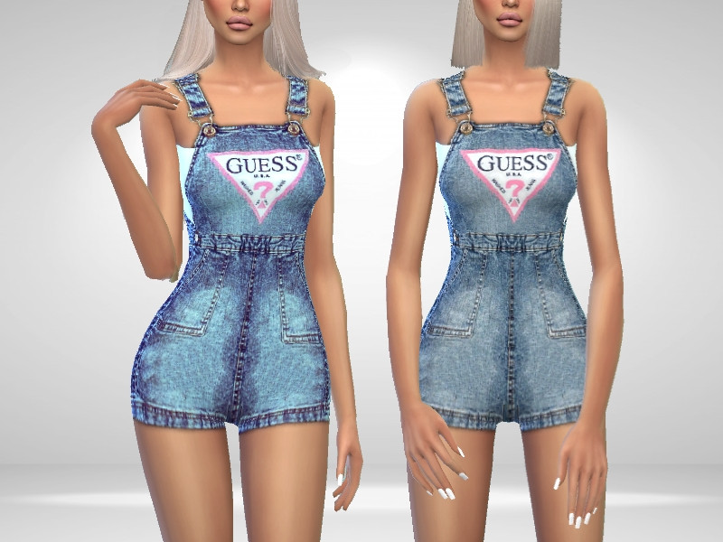 The Sims Resource - Designer Dungarees