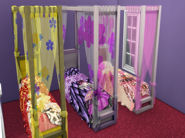The Sims Resource - Ever After High Adult Bed-REQUIRES SEASONS