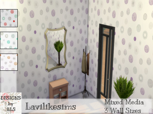 The Sims Resource - Modern Wainscoting Walls