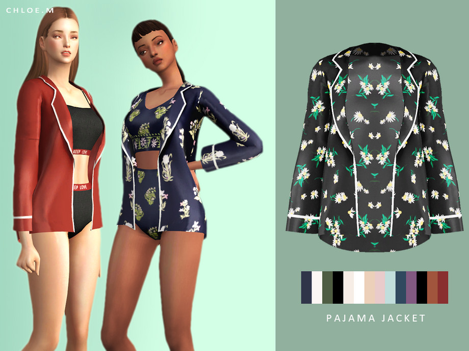 The Sims Resource - ChloeM-Pajama jacket