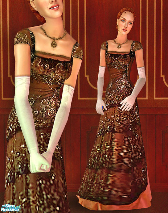 The Sims Resource - Titanic - Rose's Dinner Gown