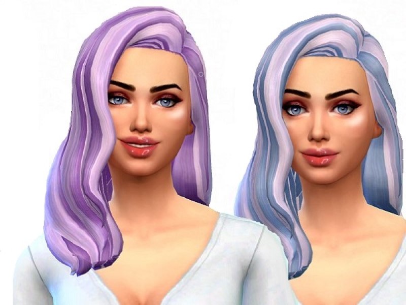 My Sims 4 Blog: Base Game Hair Recolors By Noodlescc 0EE
