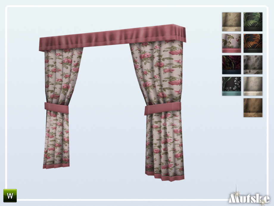 The Sims Resource - Alma Grand Window Hangings Recolor A 2x1