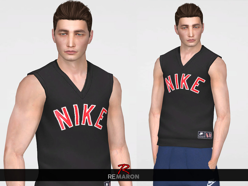 The Sims Resource Nikes Tank Top For Men