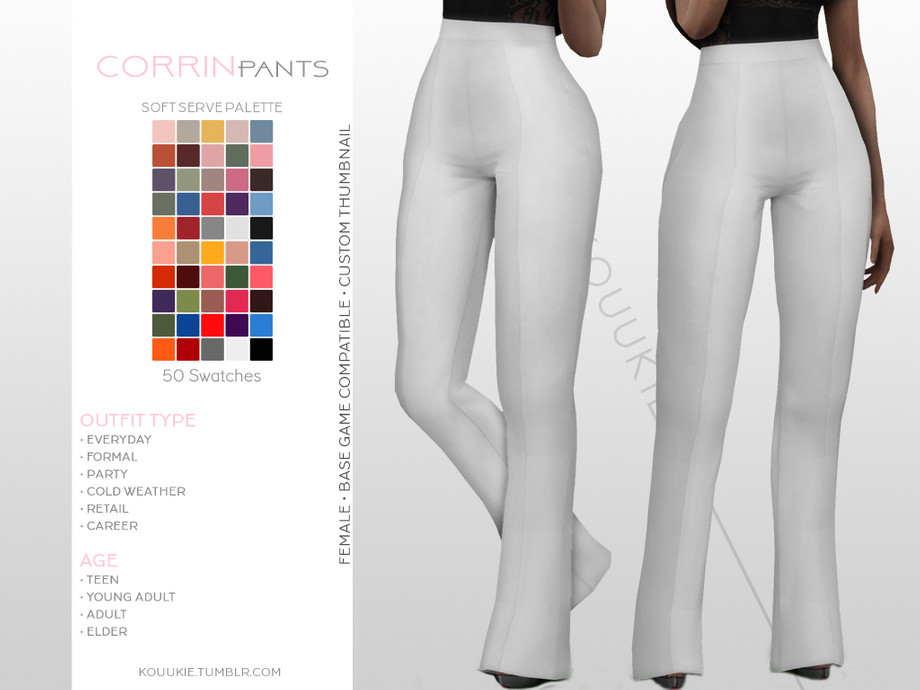 The Sims Resource - Corrin Pants