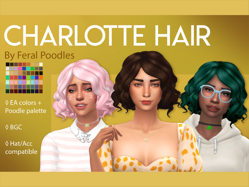 The Sims Resource - Charlotte Hair