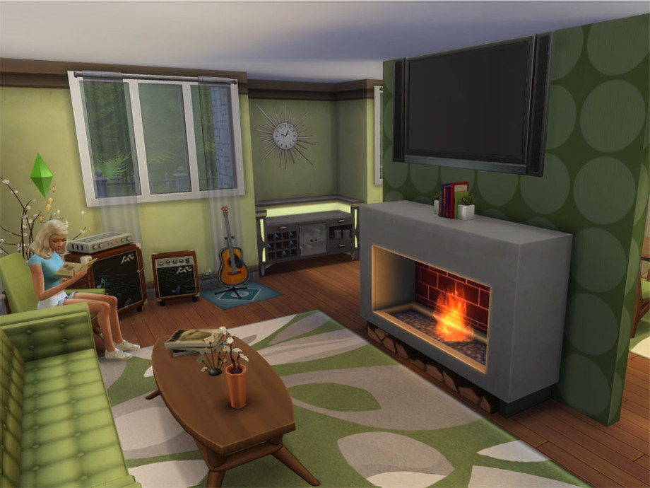 The Sims Resource - A Cottage Renovated Into Modern Cosmolux Family Home No  CC