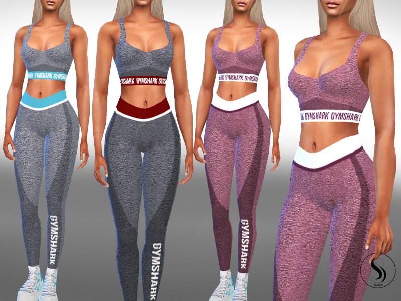 The Sims Resource - Female Full Gym Outfits