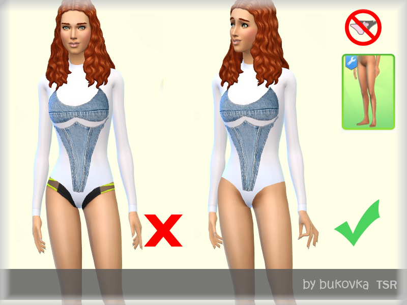 The Sims Resource - Nude Bottom