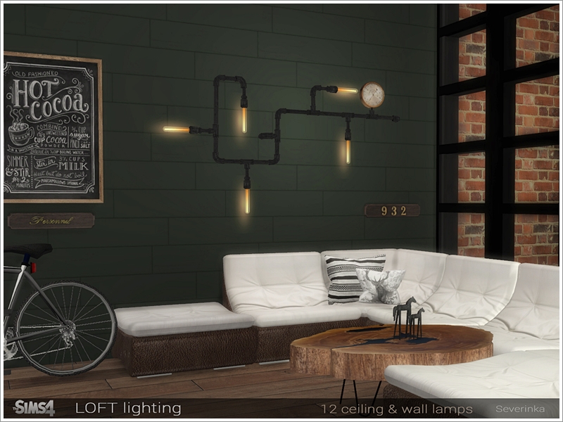 The Sims Resource - Livarno Lux Lighting Set-REQUIRES GET TO WORK