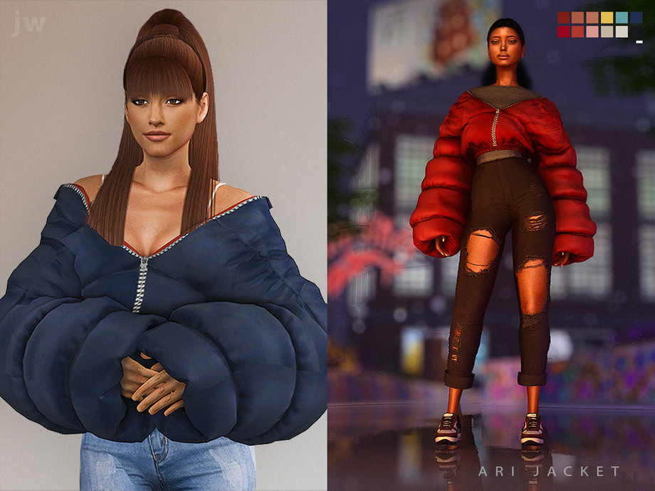 The Sims Resource - Ari Jacket - Accesory