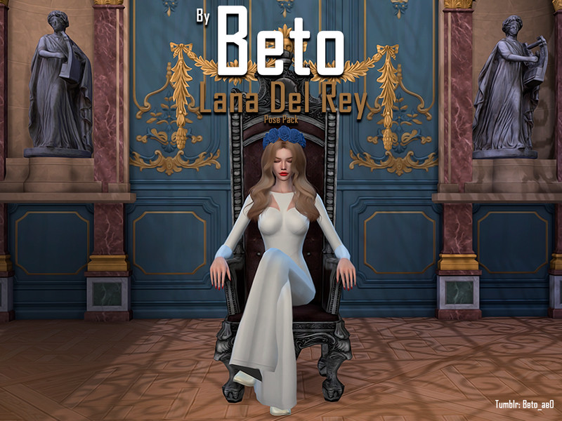 The Sims Resource - Lana del Rey - Pose Pack