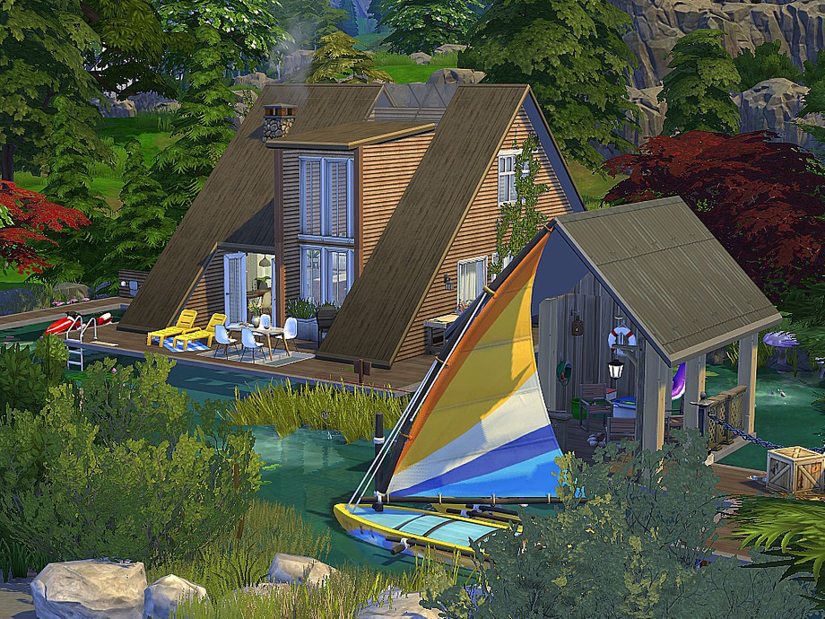 The Sims Resource - Summer Lake House