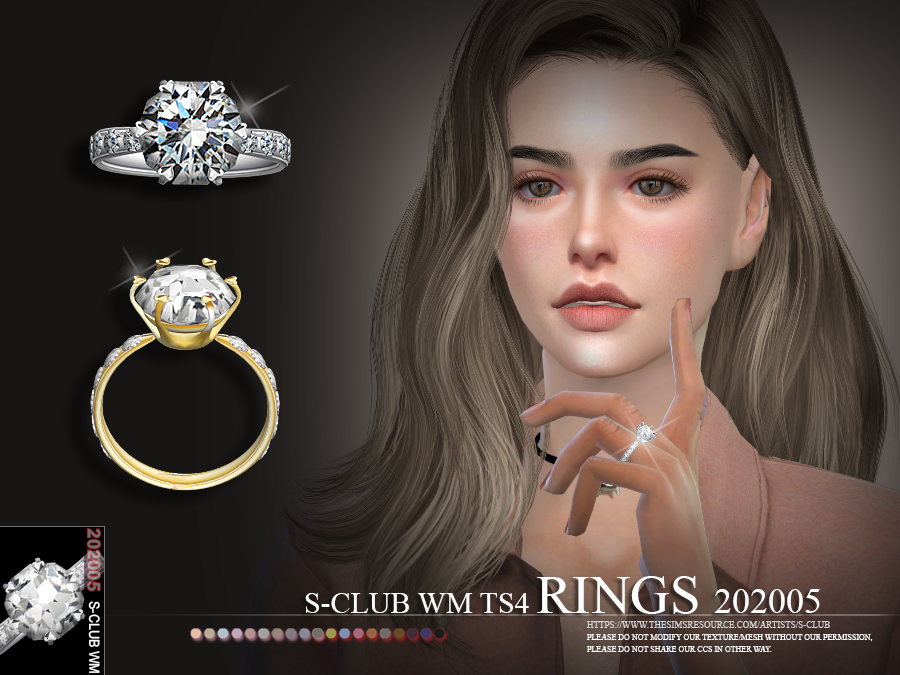 17 Engagement & Wedding Rings CC (We Love these Gems!) — SNOOTYSIMS
