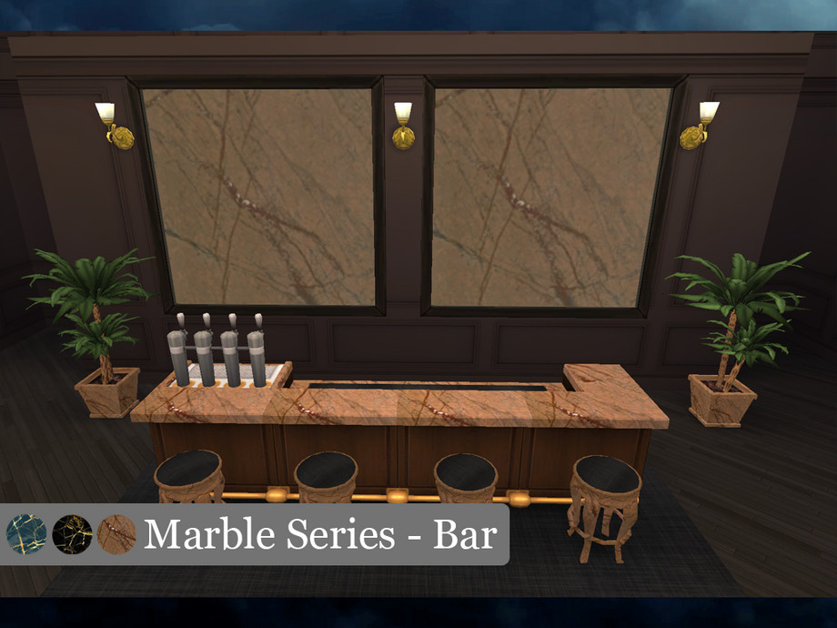 The Sims Resource - Marble Series - Bar