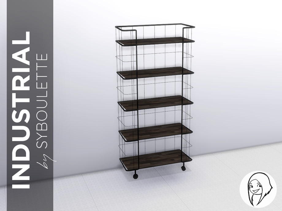 The Sims Resource - Industrial Stand Shelf