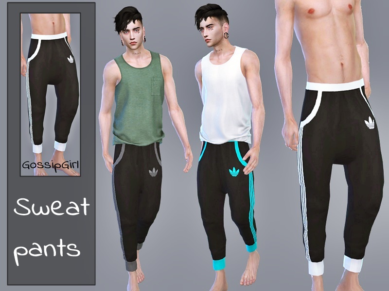 The Sims Resource - Sweatpants Male