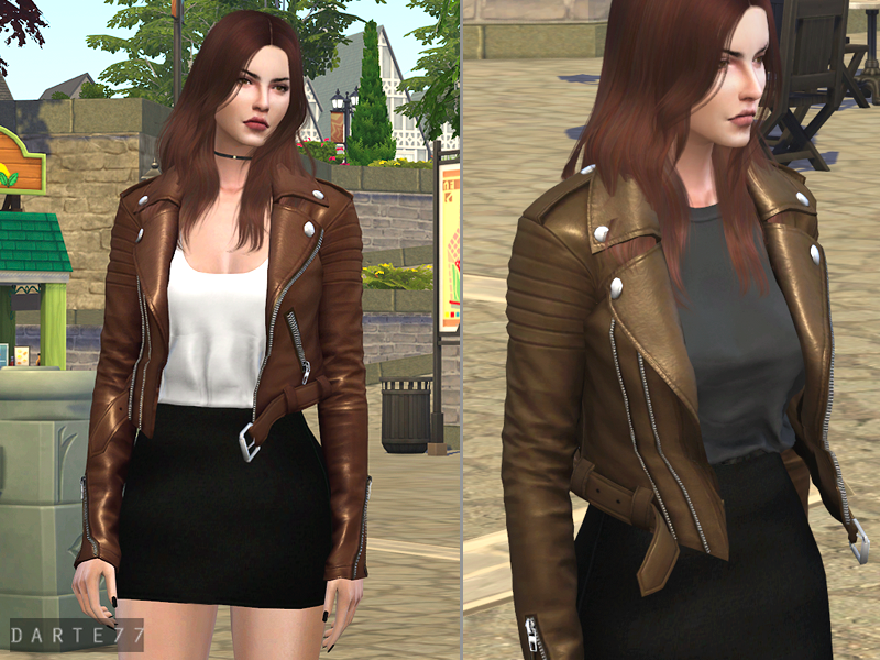 The Sims Resource - Biker Jacket - Acc