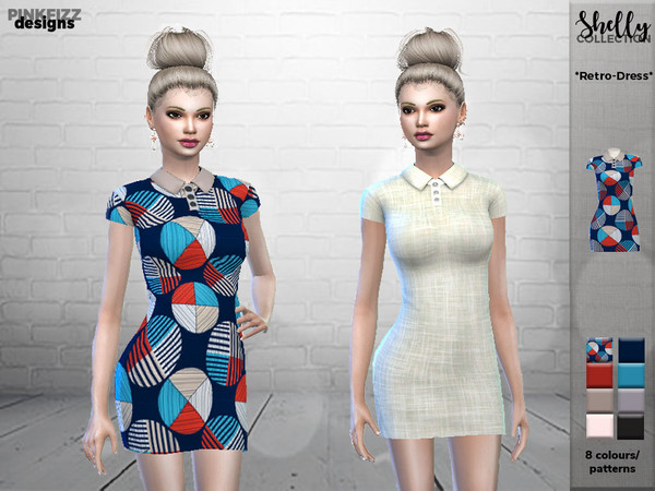 The Sims Resource - ShellyRetroDress - PF108